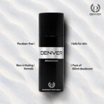 DENVER Black Code Deo - 150GM (Pack of 3) | Long Lasting Deo Spray for Men - Fast UK Delivery - Image 5