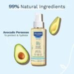 Mustela Baby Oil - Moisturizing Oil for Massage - with Natural Avocado, Pomegranate & Sunflower Oil - 3.38 fl. Oz - Fast UK Delivery - Image 7