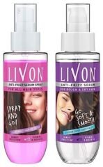 Livon Shake and Spray Hair Serum, 100ml And Livon Serum for Rough & Dry Hair, 100 ml - Fast UK Delivery - Image 2