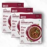 CURRYiT Andhra Mutton Masala Curry Paste 250g | Ready to Cook in 15 mins | Serves 6 | Just add Fresh Chicken, Mutton, Meat, Fish | Made with Ghee | No Preservatives | Eat with Rice | Indian Masala Gravy (Pack of 3 - 250g Each ) - Fast UK Delivery