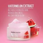 FACESCANADA Watermelon Fresh Glow Gel Creme, 50g | Niacinamide & Vitamin C & B5 | Youthful Glow | No Hyperpigmentation | Soft & Smooth Skin| Refreshing Face Moisturiser For All Skin Types | Vegan - Fast UK Delivery - Image 4