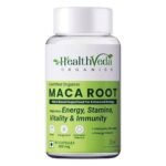 HEALTH VEDA ORGANICS PRIVATE LIMITED Maca Root Supplement, 800 Mg | 60 Veg Capsules | Promotes Reproductive Health, Improves Energy & Enhances Performance | For Men & Women - Fast UK Delivery