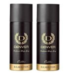 DENVER Caliber Deodorant -165ML (Pack Of 2) | Long Lasting Deo Body Spray for Men - Fast UK Delivery - Image 2