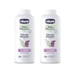 Chicco Baby Moments Talcum Powder Set - 300g x 2 Packs - Fast UK Delivery - Image 2