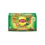 Lipton Lemongrass Ginger I 25 Tea Bags I Tasty Green Tea I Reduce Belly Fat - Fast UK Delivery - Image 2