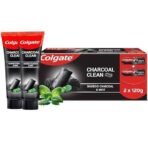 Colgate Charcoal Clean Black Gel Toothpaste, Combo Pack of 240g (120g x2) Deep Clean Tooth paste With Bamboo Charcoal & Wintergreen Mint For Plaque Removal & Tingling Fresh Mouth Experience - Fast UK Delivery - Image 2