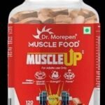 Dr. Morepen Muscle Up Protein Tablets, Chocolate Flavour, 120 Tablets - Fast UK Delivery