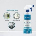 Vooki Ecofriendly Smooth Glass Surface Cleaner, Non-Toxic, for All Types of Glass Surfaces, Home and Commercial Use - 500ml - (Pack of 1) - Fast UK Delivery - Image 3