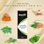 DEEWAL Ayurvedic Anti-Dandruff Hair Oil - Natural Solution for Dandruff-Free Hair | Nourishing & Soothing Formula | 100% Natural Ingredients | 100ml - Fast UK Delivery - Image 4