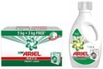 Ariel Matic Front Load Detergent Washing Powder - 5kg Plus 3kg & Matic Liquid Detergent, Front Load, 1 Litre, Pack Of 1 - Fast UK Delivery - Image 2
