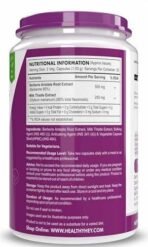 HealthyHey Nutrition Berberis Berberine 95% with Milk Thistle Vegetable Capsules, 60 Count - Fast UK Delivery - Image 3