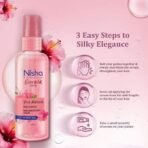 Nisha Professional Hair Reinvigorate Serum 100ml, Pink Hibiscus Hair Serum for Frizzy Hair, Eversilk Hair Serum for All Hair Types - Fast UK Delivery - Image 7
