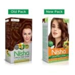 Nisha Cream Hair Color, 4.0 Natural Brown, 60ml + 60gm, (Pack of 1) Fast Shipping to USA & Canada - Image 3