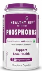 HealthyHey Nutrition Phosphorus - Support Bone Health -120 Veg. Capsules - Fast UK Delivery - Image 2