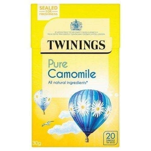 uk41XaJEqK-4L-1.jpg Twinings Pure Camomile Infusion (20 bags) - Fast UK Delivery - Image 1