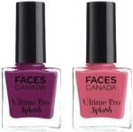 FACESCANADA Ultime Pro Splash Glossy Finish Nail Enamel-Mulberry 134 (8Ml) & Ultime Pro Splash Glossy Nail Enamel-Crimson 106 (8Ml) - Fast UK Delivery - Image 2