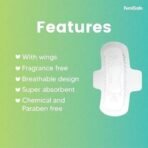 FemiSafe Panty Liners | 100% Cotton Softy | Anti Microbial, Easy to use & No Scent No Fuss | Travel Friendly | Keeps You Fresh and Dry all day | Pack of 40 Liners - Fast UK Delivery - Image 5