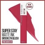 Maybelline Superstay Matte Ink Brooklyn Blush - Enchanter, 5ml | Liquid Lipstick | Matte Lipstick, 5ml - Fast UK Delivery - Image 3