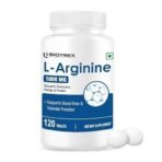 L-Arginine 1000mg Supplement, Nitric Oxide Production & Muscle Growth - 120 Tablets - Fast UK Delivery - Image 2