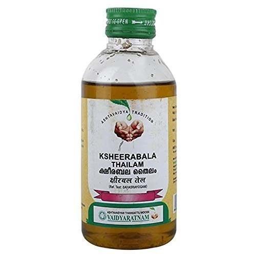 uk41YD1MkdZlL-1.jpg Vaidyaratnam Ksheerabala Thailam 200 ml - Fast UK Delivery - Image 1