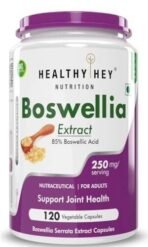 HealthyHey Nutrition Boswellia Serrata Extract - 120 Vegetable Capsules - Fast UK Delivery - Image 2