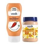 Veeba Chipotle Southwest Dressing, 300 g & Cheese & Chilli Sandwich Spread, 250 g - Pack of 2 - Fast UK Delivery - Image 2