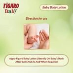 Figaro Baby Lotion | 400 ml | Natural Olive Oil | Enriched with Vitamin E | Moisturizer with Natural Formula | Paraben Free | Dermatologically Tested | Quick Absorption - Fast UK Delivery - Image 7