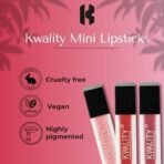 Kwality Mini Matte Liquid Lipstick For Women | Non transfer, Lightweight, Long Lasting Water & Smudge proof- 1.1 ml Plum Perfection - Fast UK Delivery - Image 5