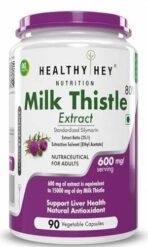 HealthyHey Nutrition Milk Thistle Capsules for Liver Health - High Strenght -Extract - 90 Veg. Capsules - Fast UK Delivery - Image 2