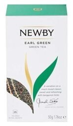 Newby Earl Green Tea, 25 Biodegradable Herbal Tea Bags, Soothing Blend of Premium Green Tea With Bergamot Flavoring 50g - Fast UK Delivery - Image 2