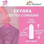 Dr. Morepen Exygra Condoms- Ultra-thin, Lubricated, Extra Dotted, Bubblegum Flavour 30 count - Fast UK Delivery - Image 3