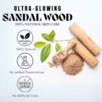 Deewal Premium Sandalwood Clay Face Mask | Ultra Glow & Deep Cleansing Face Pack | Absorbs Excess Oil & Removes Impurities | Natural Tan Removal | Chemical-Free | Suitable for All Skin Types - Fast UK Delivery - Image 6