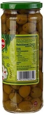 Del Monte Olives - Stuffed Green, 450g Bottle - Fast UK Delivery - Image 4