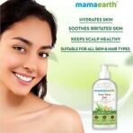 Mamaearth Aloe Vera Gel for Skin & Hair | With Pure Aloe Vera & Vitamin E | Hydrates Skin | Soothes Irritated Skin | Keeps Scalp Healthy | For Men & Women | 300 ml - Fast UK Delivery - Image 4