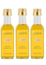 Praakritik Organic Extra Virgin Sesame Oil, Organic & Natural Oil, Daily Use Sesame Oil, Pack of 3, 100Ml Each - Fast UK Delivery - Image 2