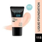 Maybelline New York Fit Me Matte+Poreless Liquid Foundation Medium Coverage For Oily Skin Tube,115 Ivory,18Ml & 128 Warm Nude,18Ml,Pack Of 1 - Fast UK Delivery - Image 4