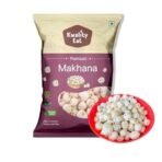 Kwality Eat Natural Phool Makhana (Jumbo Size) Foxnuts 250g (Pack of 1) | Healthy and Crunchy Snack - Fast UK Delivery - Image 4