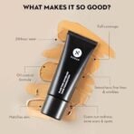 SUGAR Cosmetics Rage For Coverage 24Hr Foundation | Full Coverage | Matte Finish I Creamy Formula | 25 ml - 27 Vienna - Fast UK Delivery - Image 4