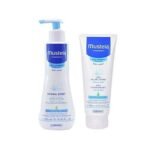 Mustela 2 in 1 Cleansing Gel, 200ml + Mustela Hydra Bebe Body Lotion, 300ml - Fast UK Delivery - Image 2