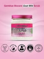 Gemblue Biocare Face and Body Scrub | Natural Deep Exfoliation | De-Tan Oil and Dullness Removal (Gemblue Biocare Goat Milk Scrub, 385ml 12.92 fl oz.) - Fast UK Delivery - Image 5