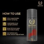 DENVER Sporting Club Rider - 200ML | Long Lasting Deo Body Spray - For Men - Fast UK Delivery - Image 7