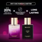 Bella Vita Luxury Ceo Man & Date Woman Liquid Eau De Parfum Perfume Gift Set 2X50Ml For Men And Women With Lemon, Lavender, Pink Pepper|Floral, Fruity, Woody Long Lasting Edp Fragrance Scent - Fast UK Delivery - Image 4