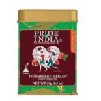 Pride of India | PommBerry Merlot Fruity Green Tea | 15 Pyramid Full Leaf Individually Wrapped Tea Bags | Tangy & Fruity Flavor | Vibrant & Uplifting Experience | Caffeine Free, Non-Bioengineered - Fast UK Delivery - Image 2