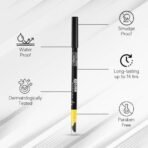 recode Turning Heads Crayon Gel Matte Eyeliner Pencil Cum Kajal Pencil Comes With Smudger On Other Side, Longlasting, Water-Proof & Smudge-Proof Formula, Black, 1.2Gm - Fast UK Delivery - Image 4
