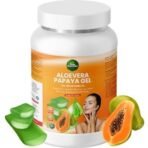 Parle Ropvatika Aloevera Papaya Gel 500 Gram 100% Pure Natural Aloe vera Gel - Ideal for Skin, Face, Acne Scars, Hair Care, Moisturizer & Dark Circles (Aloevera Papaya 500gm) - Fast UK Delivery - Image 2