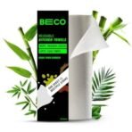 Beco Reusable Bamboo Kitchen Towel/Tissue Roll (Reusable upto 2000 times)- 20 sheets|Soft & Highly absorbent| Ecofriendly-No Trees Cut| Better alternative to Paper Tissue Roll - Fast UK Delivery - Image 2