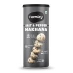 Farmley Salt & Pepper Roasted Makhana I 77 g, Pack of 1 I Fit for Fasting I Healthy Snacks - Fast UK Delivery