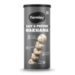 Farmley Salt & Pepper Roasted Makhana I 77 g, Pack of 1 I Fit for Fasting I Healthy Snacks - Fast UK Delivery