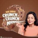 Saffola Muesli Choco Crunch with Flavour Pops, 185 gm | 15 in 1 Fruit and Nuts, Seeds, Millet & more | Cereals for breakfast rich in wholegrain, protein, fibre - Fast UK Delivery - Image 4