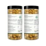 H&H HEALTH & HYGIENE Roasted Pudina Black Salt Makhana Sourced Directly Healthy Snack Fox Nuts | Lotus Puffs | Rich in Calcium | Maintains Weight | Fit for Fasting(Makhana) (100g, Pudina Pack Of 2) - Fast UK Delivery - Image 3